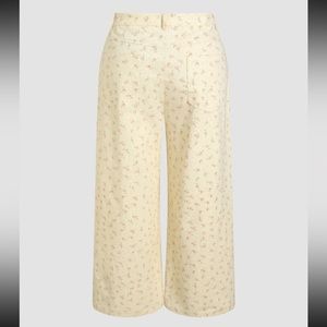 NWT Curve & Plus Floral Pocket Wide Leg Trousers